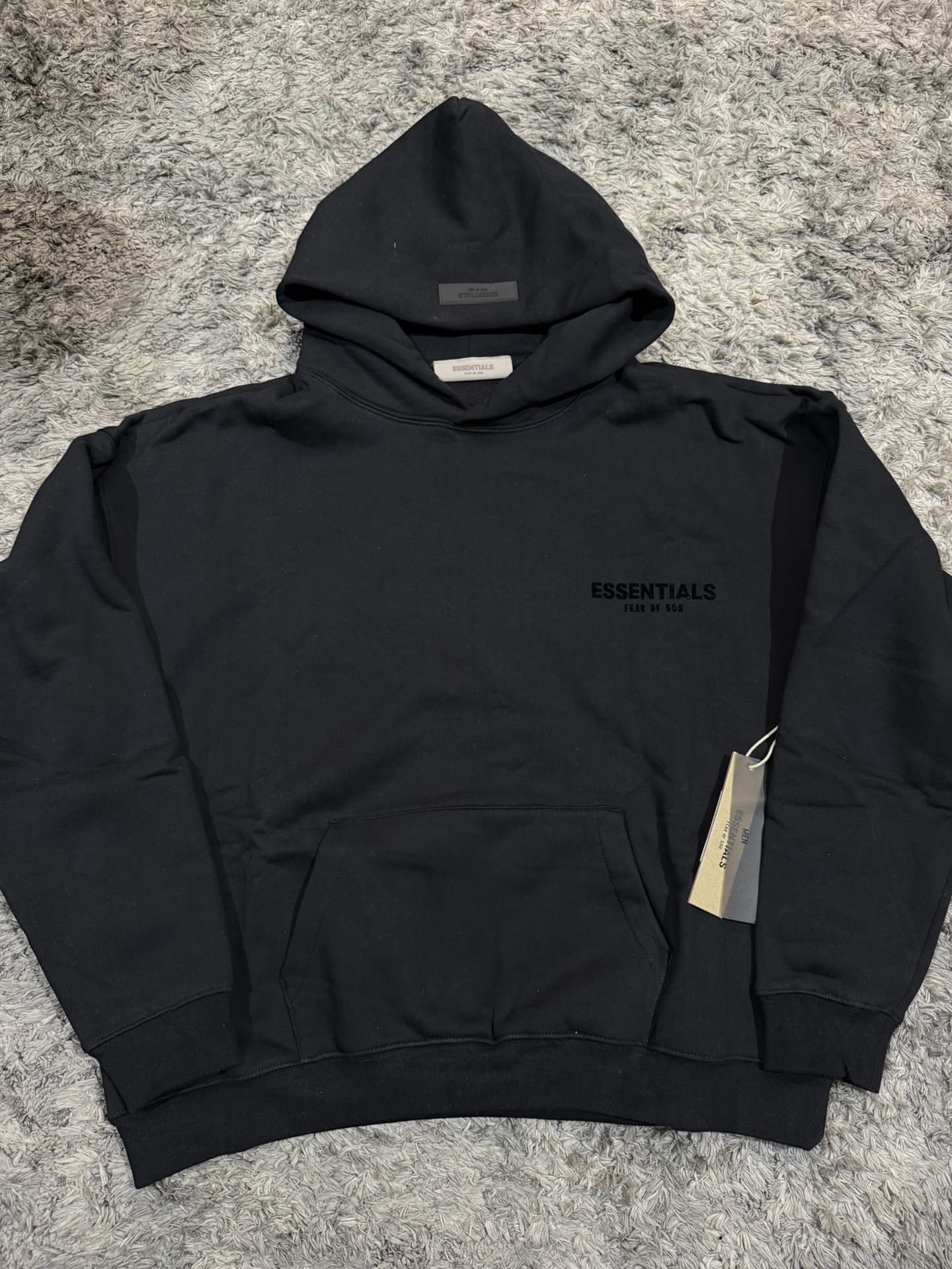 Black Essentials Hoodie