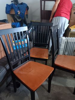 3 Dining Table Chairs. Need A Little Tlc