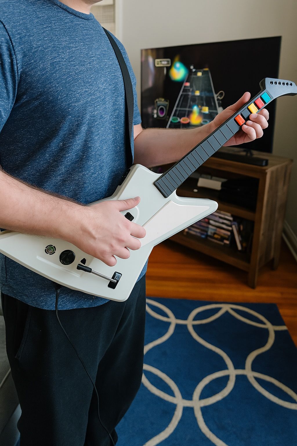 Guitar Hero Controller PS2 w/ Game, Strap & Bag