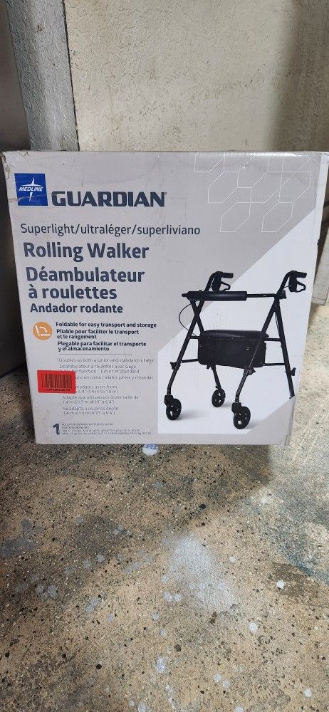 Guardian (Superlight Rolling Walker With Seat)