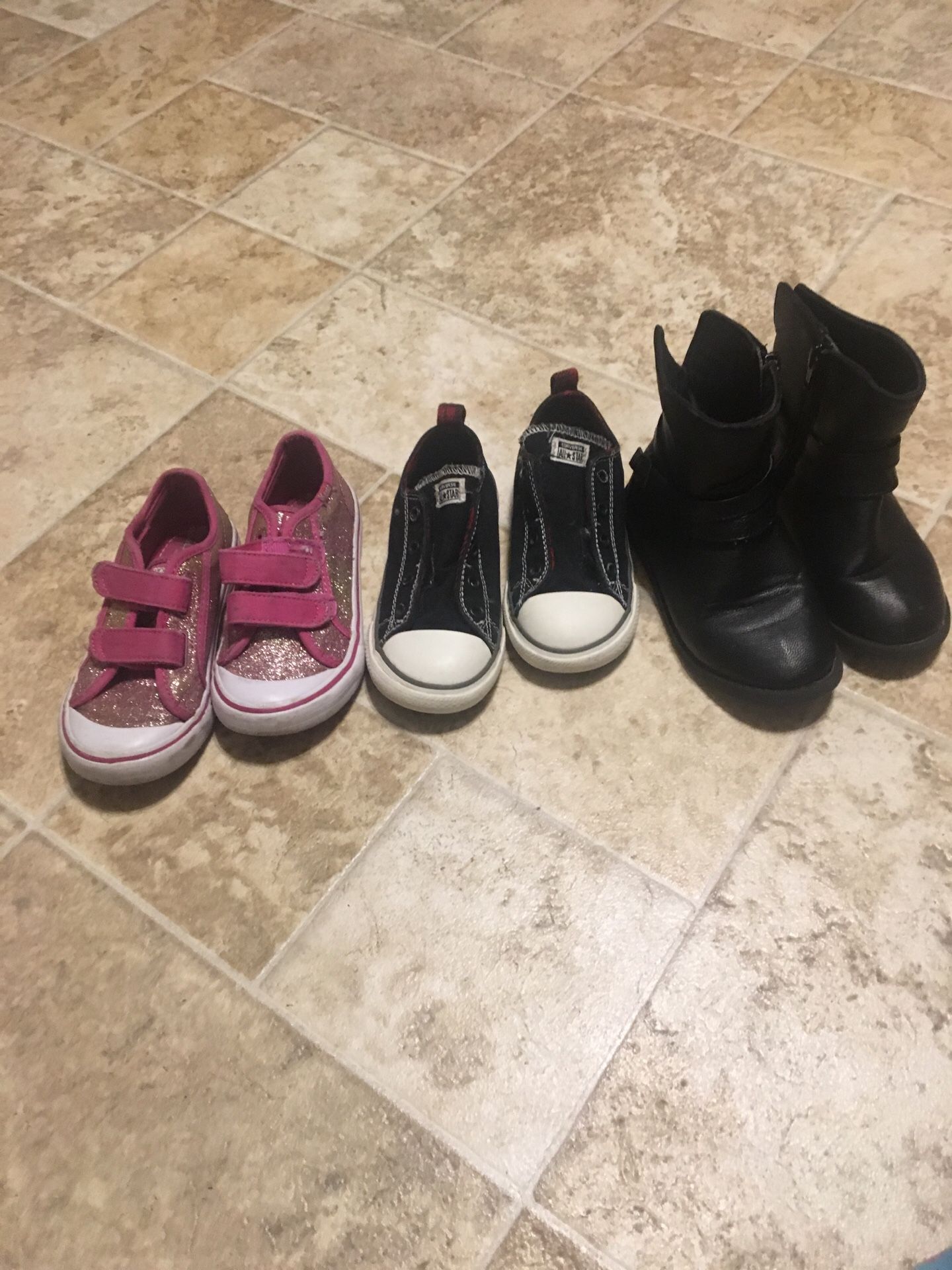 Girls sneakers and boots