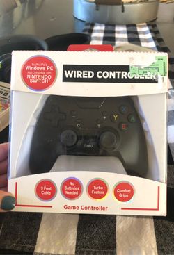 Wired controller for PC or Nintendo switch