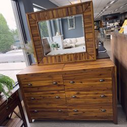 Solid Acacia Wood Dresser - Timberline 