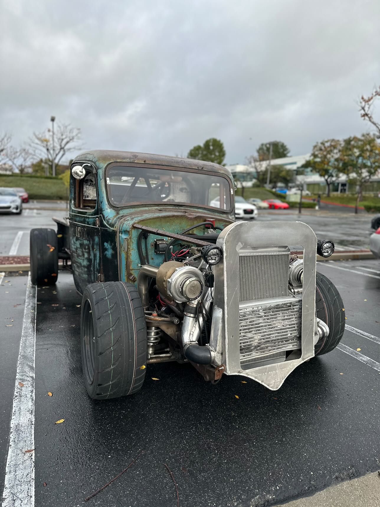 Twin Turbo 1937 Chevy Truck Rat Rod