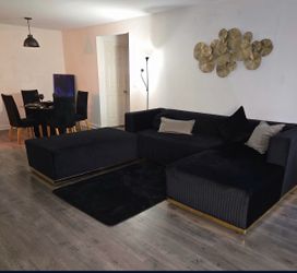 Black couch