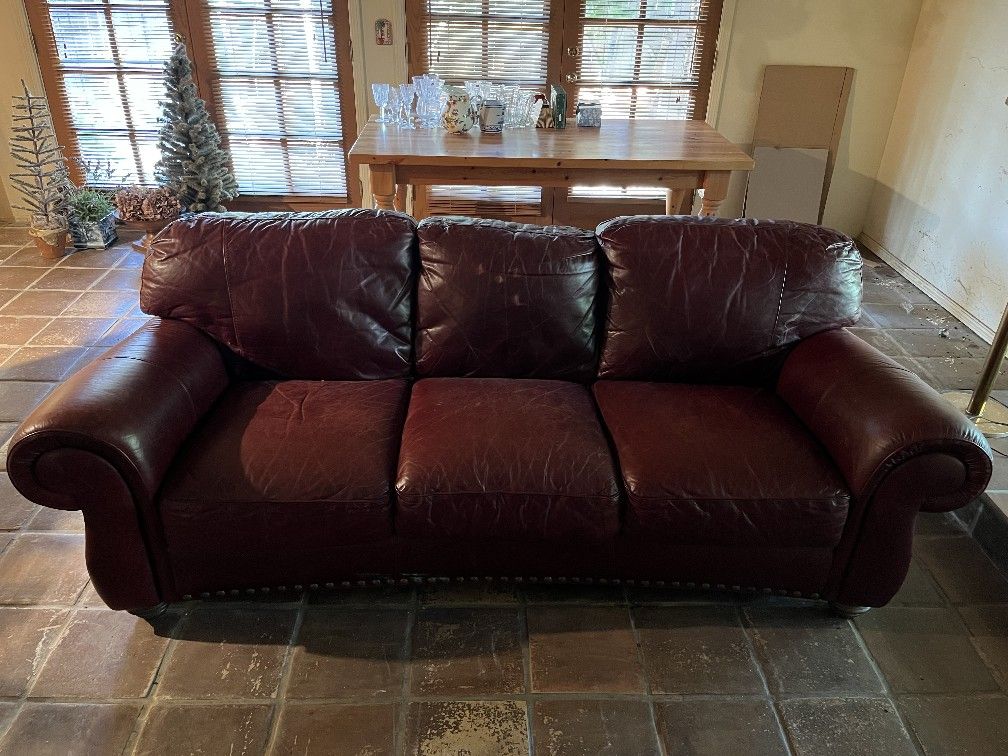 Leather Couch