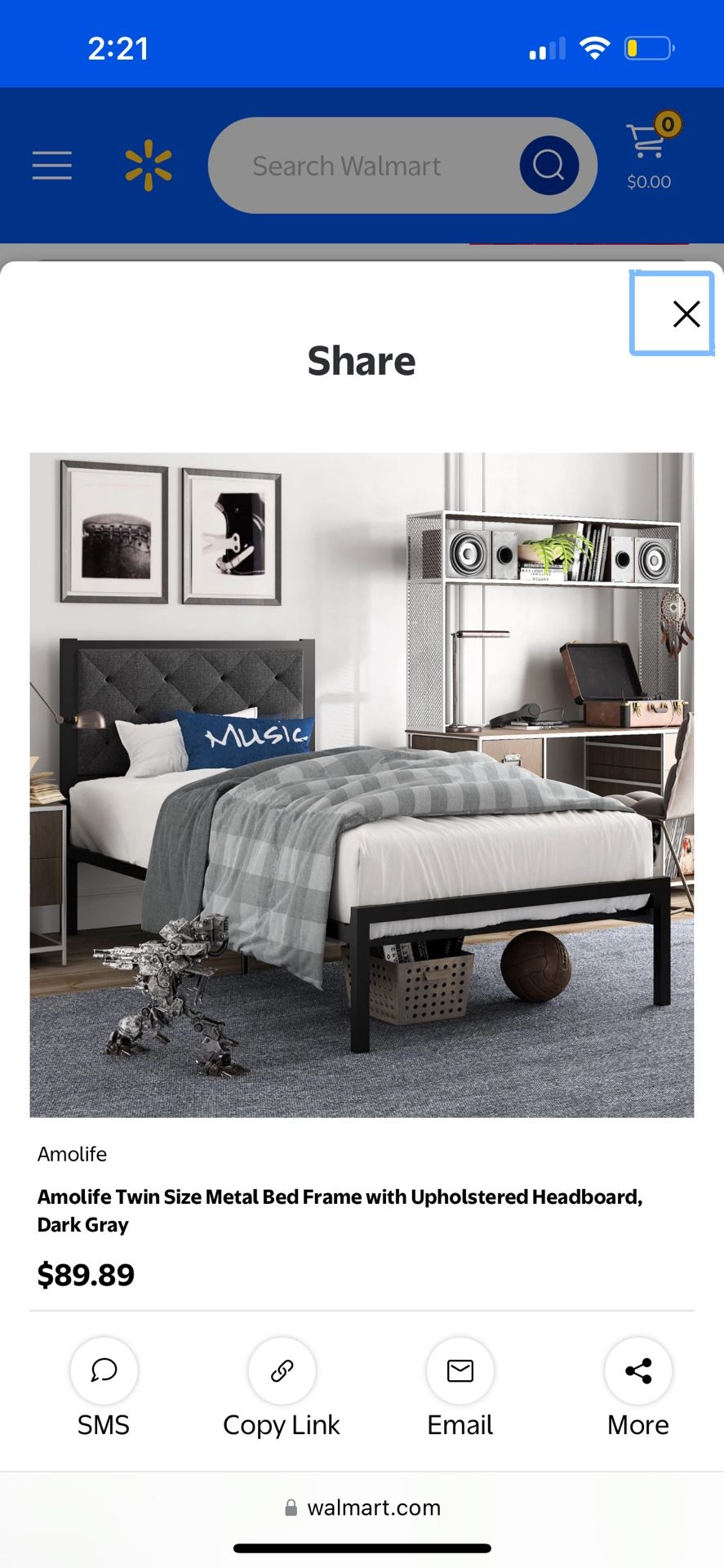 Twin bed Frame 
