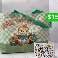Labubu Mokoko Pop Land Tote Bags - $15 Houston, TX 77017