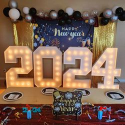 Graduation 2024 Decor Marquee Numbers Birthday 