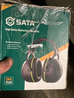 SATA High Noise Reduction Earmuffs SNR 35dB