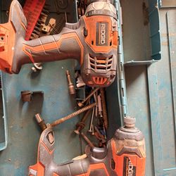 Ridgid 18 Volt. Drill And Impact Combo