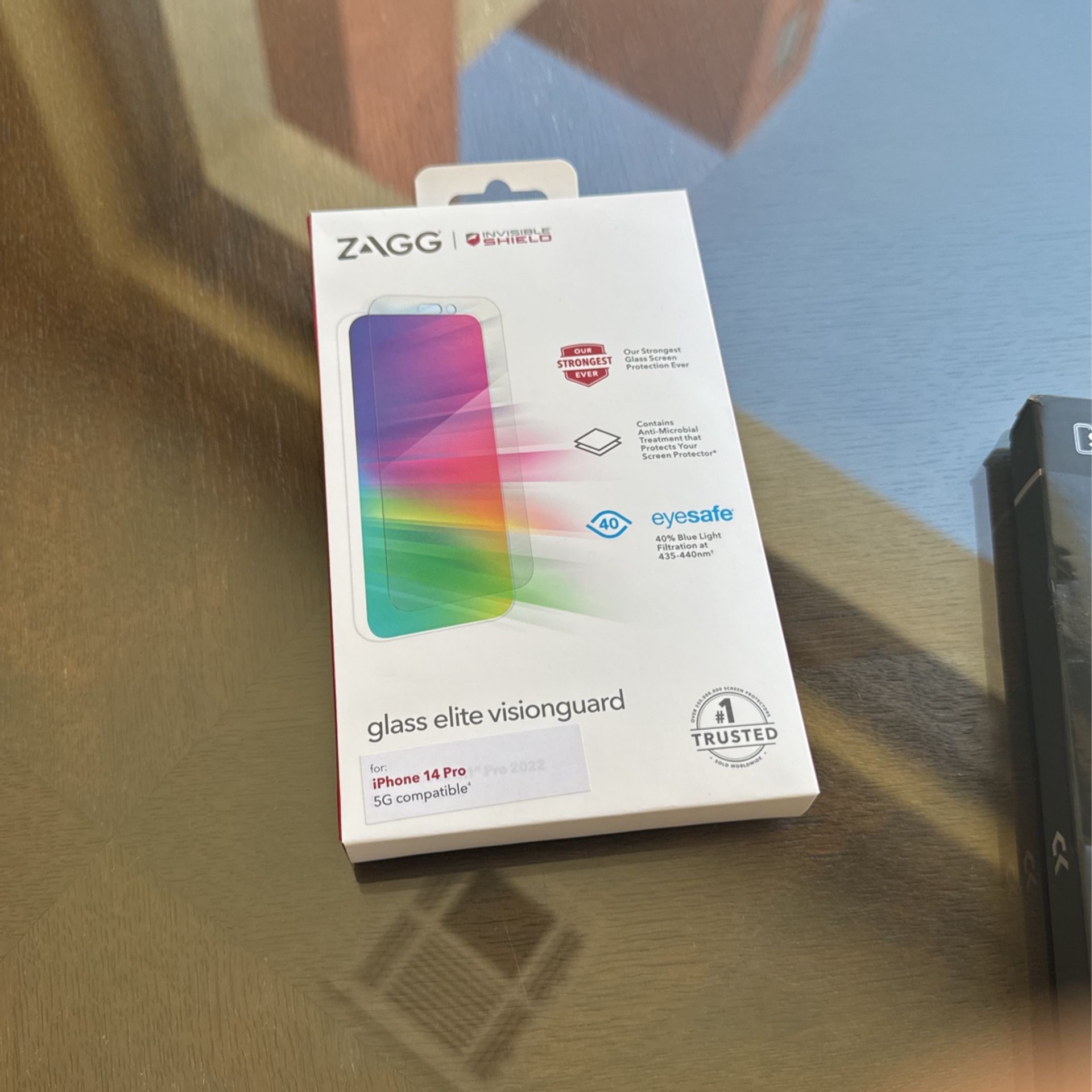 ZAGG InvisibleShield (Glass Elite VisionGuard) for iPhone 14 Pro - Clear