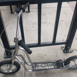 Chrome Curb Cruiser Scooter 