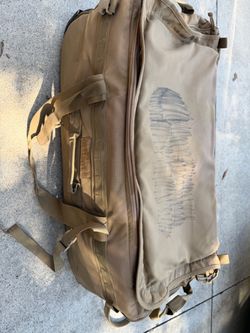 Military surplus padded gear bag.