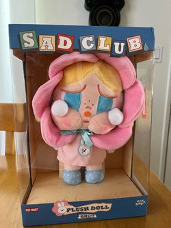 Pop Mart Crybaby Sad Club Plush Doll