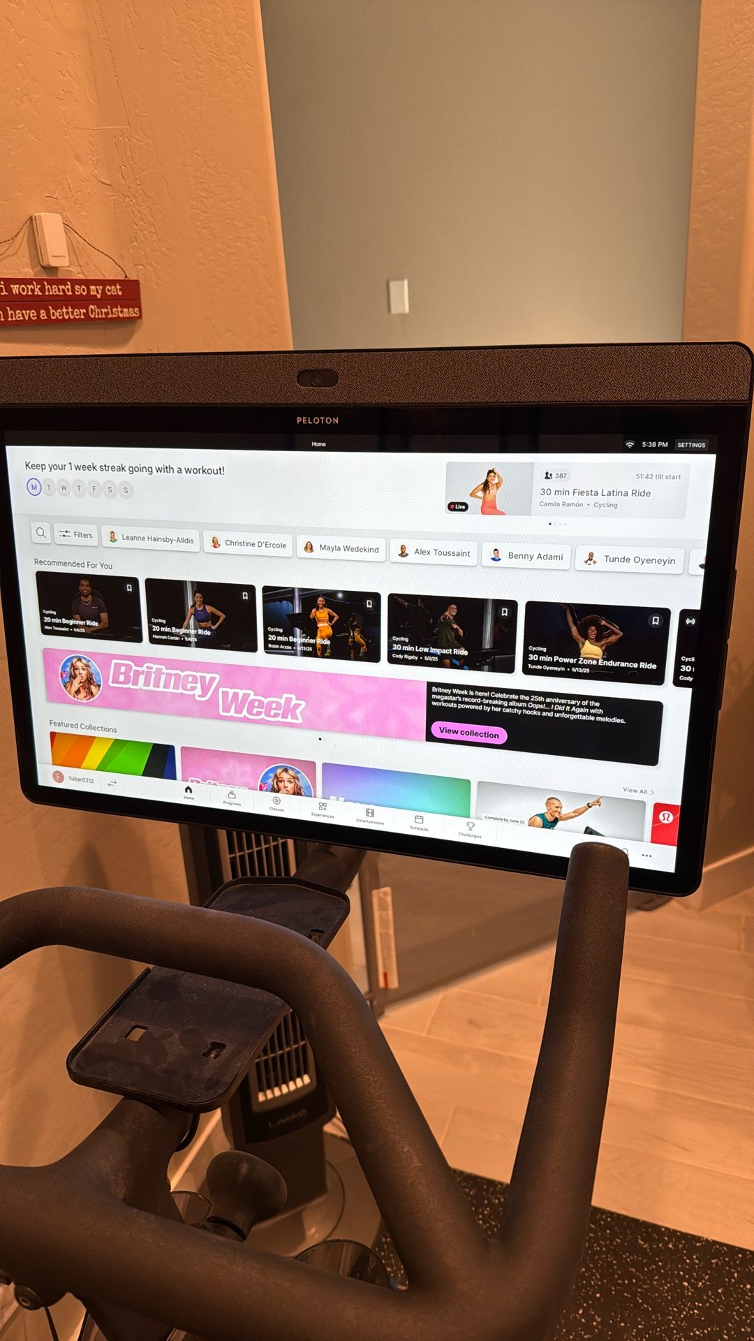 Peloton + Bike $900 OBO