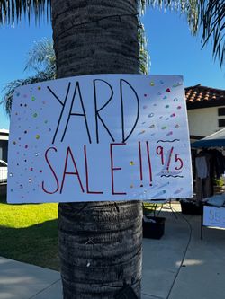 Yard sale right now!!