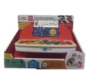 Baby Einstein Cal's First Melodies Wooden Magic Touch Piano Toy for Babies