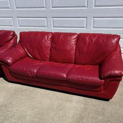 Leather Sofa Free Delivery Red Sofa 