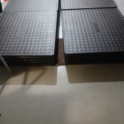 King Box Spring Hard Plastic They Come Apart 
