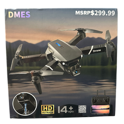 Super Drone, featuring dual 4K/HD cameras, intelligent obstacle avoidance, and a 3.7V 1800mAh battery offering roughly 8–30 minutes of flight time. It
