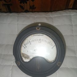 Vintage Westing House Radio Frequency RF Panel Meter For Sale.