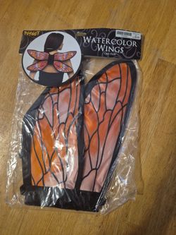 Spirit Watercolor Butterfly Wings Costume Accessory
