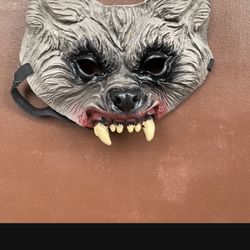 Halloween Werewolf Half Mask..
