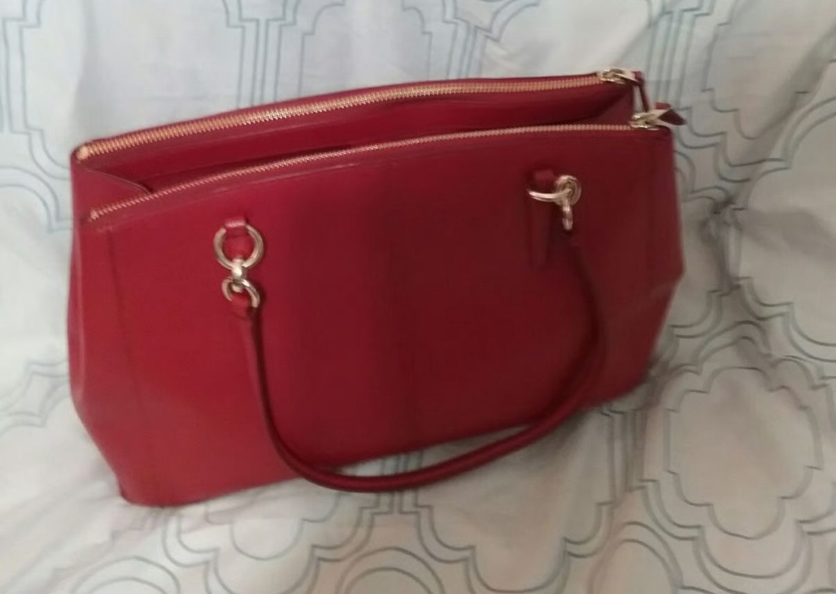 Coach red purse