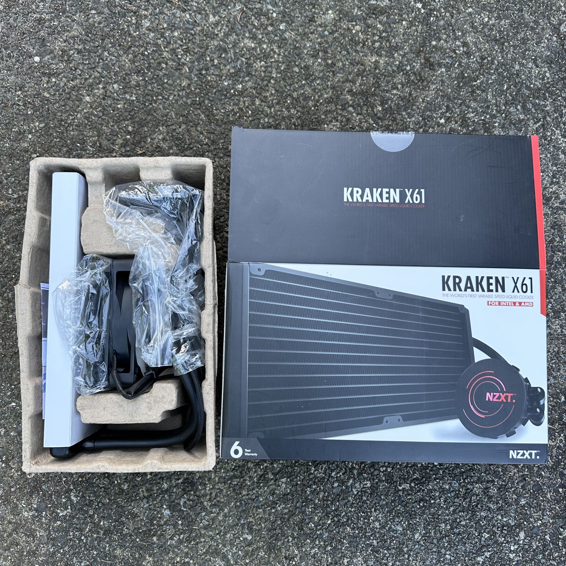 NZXT Kraken X61 Liquid Cpu Cooler
