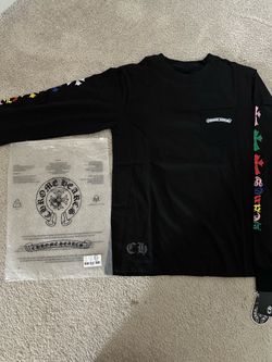 Black Colorful Chrome Hearts Long Sleeve Size Small
