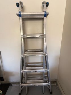 Werner aluminum telescoping multi-purpose ladder