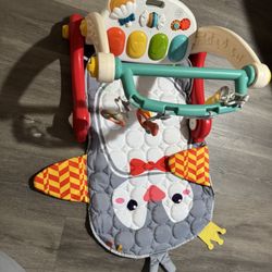 Baby Play Mat Turns Into Walker 