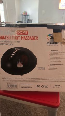 Dome Shiatsu Foot Massager with Heat
