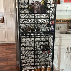 Iron Wine Rack