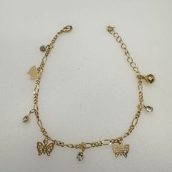 Gold Plated Bracelet Charm High Quality Pulcera De Enchape Laminado 