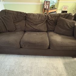 Free As Is- Brown Couch