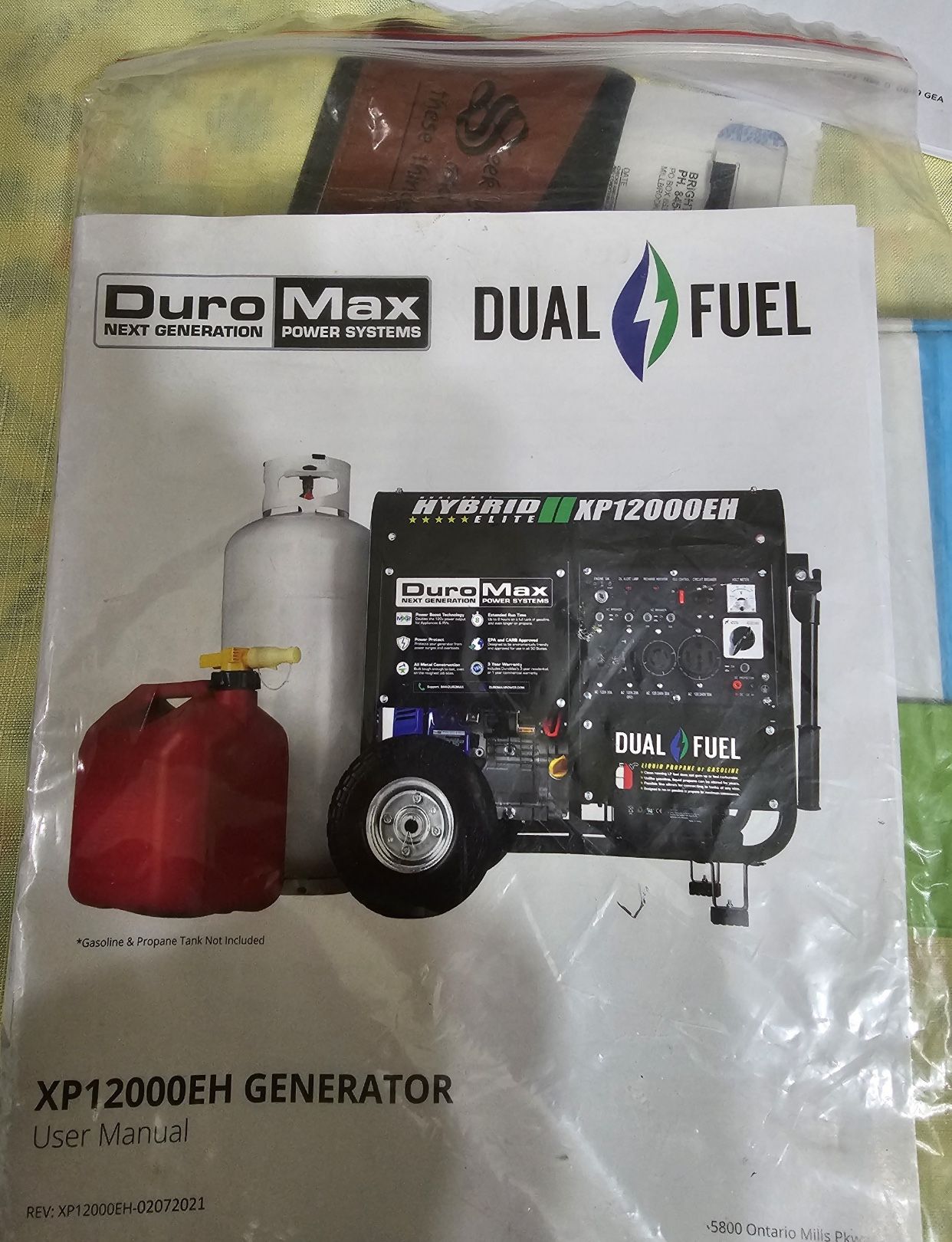 Never Used Generator 