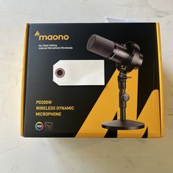Maono wireless podcast microphone NEW