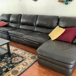 Leather Couch Great