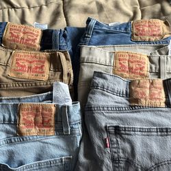 Levi’s Jeans Mostly 34/33W 32L 