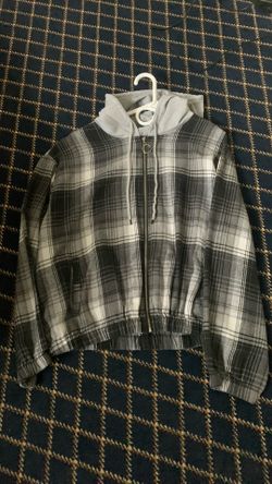 Plaid Zip Up Jacket 