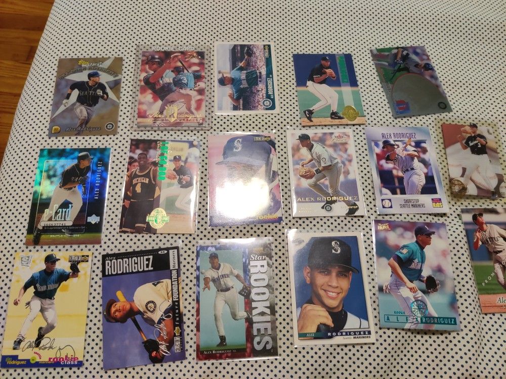 Alex Rodriguez Rookie Card Lot