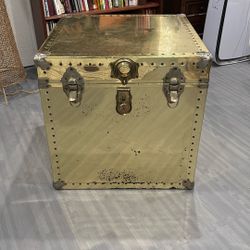 Large Gold Storage Cube 