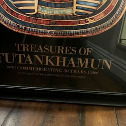 Framed Tutankhamun 1979 SF Poster