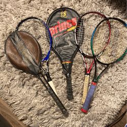 Wilson And Prince Tennis Rackets 