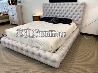New Queen bed frame with MATRESS
