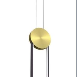 Modern Gold & Black Pendant Light