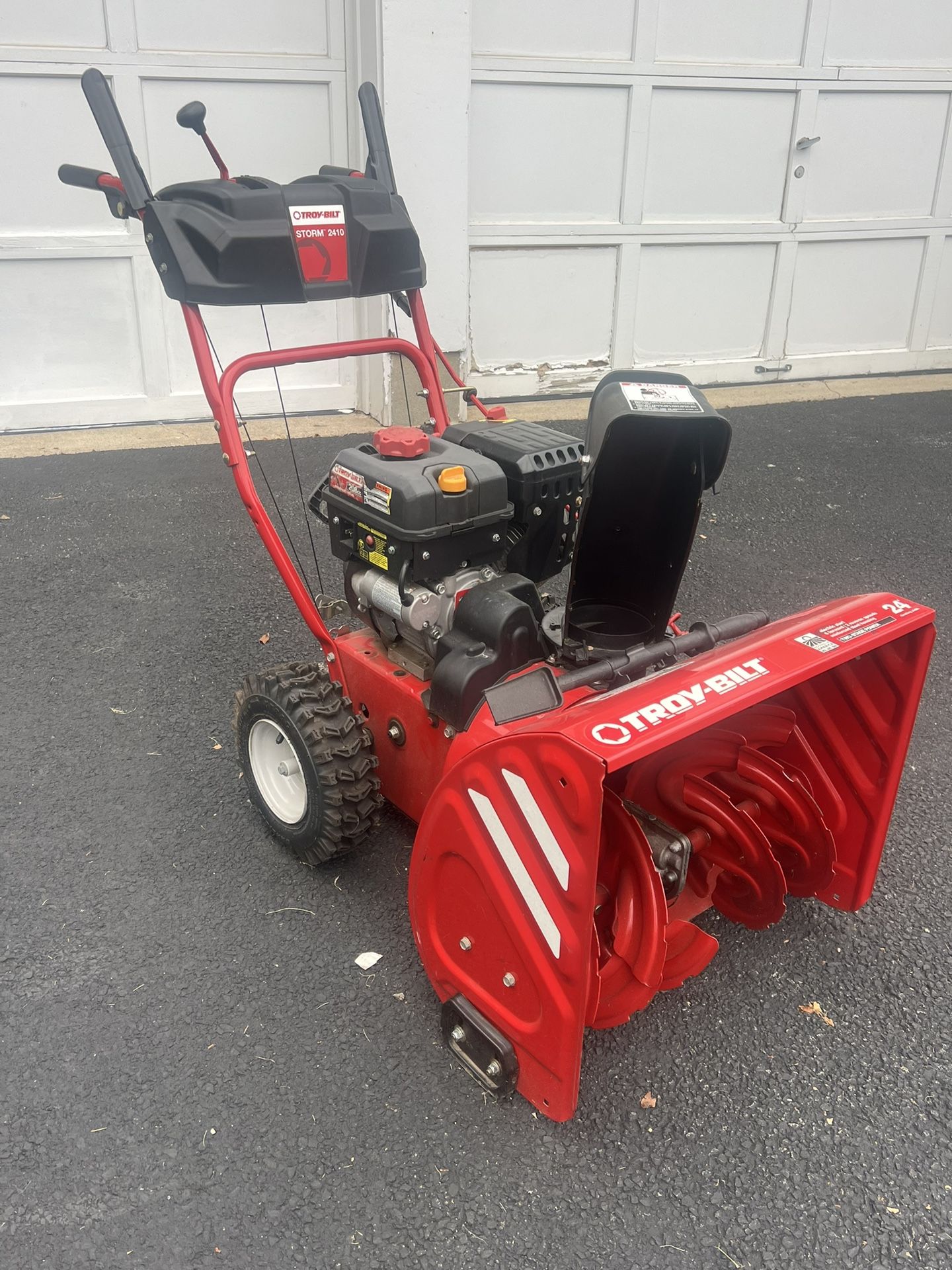 Troy-Bilt Storm 2410 – 24” Two-Stage Gas Snow Blower, Electric Start