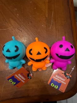 Halloween Squishy pumpkin Needoh